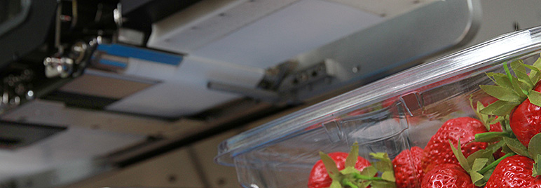 Model 4300 tamp-blow label printer applicator