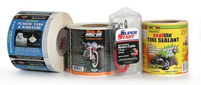 automotive parts labels