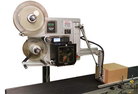 Model 4300 Swing-Tamp print apply system