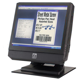 Touch screen print station
