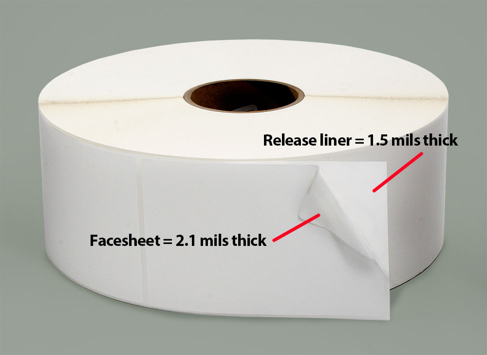 Transthin 400 label material